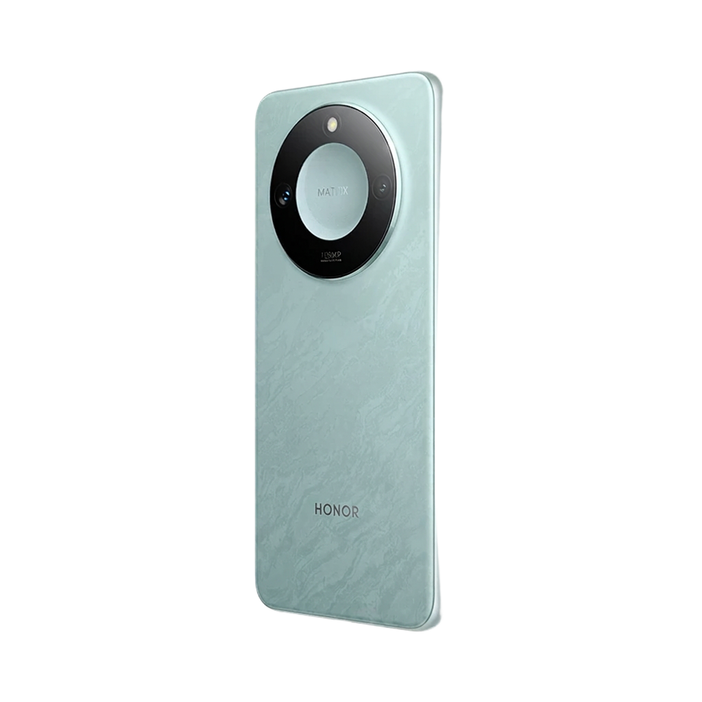 Honor X9C smartphone, jade green body with circular 108MP camera module